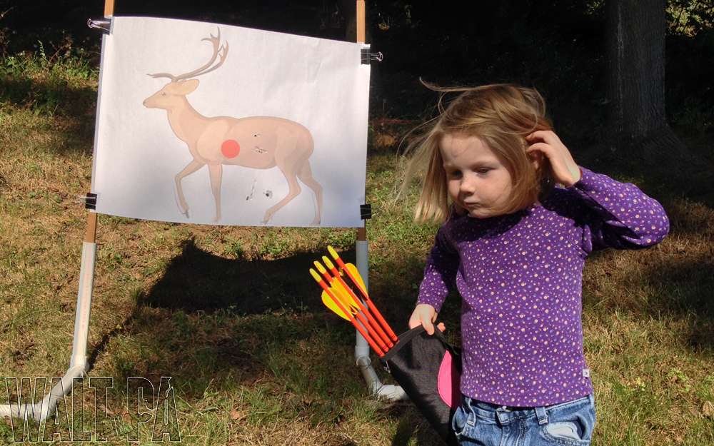 Archery Lessons for a 3 Year Old - 1